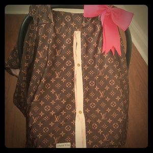 louis vuitton baby car seat canopy